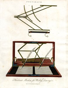 Polígrafo - Máquina de Hawkins para escrever, desenhar, etc. de John Pass