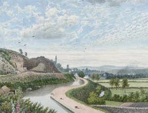 O canal de Glamorganshire em Ynysangharad de John Petherick