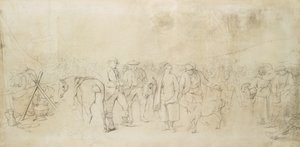 A Scotch Fair, c.1847 (lápis) de John Phillip