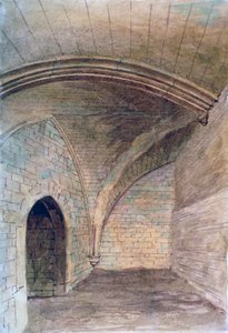 Cripta de São Miguel, Aldgate, Londres, 1876 de John Phillipps Emslie