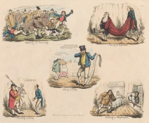 Conjunto de Quatro: Muito Adopção Sobre Nada ou Ilustrações de Ditos Antigos