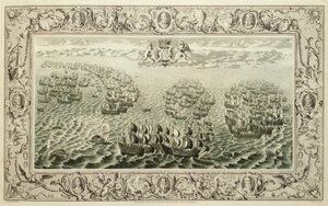Armada (gravura de uma tapeçaria), 1739