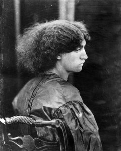 Jane Morris, posada por Dante Gabriel Rossetti, 1865 (impressão albumen)
