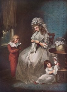 Uma esposa, uma mulher casada, 1791 de John Raphael Smith