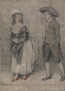 Vai logo a seguir a Ela como um Boi vai ao Abate (Provérbios, Capítulo VII, Verso 22) de John Raphael Smith