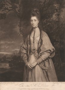 A honorável Sra. Damer de John Raphael Smith
