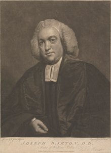 Joseph Warton, Mestre do Winchester College de John Raphael Smith