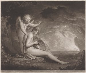 Mercúrio Inventando a Lira de John Raphael Smith