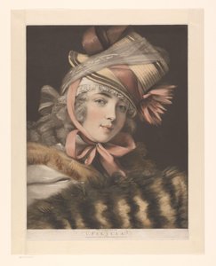 Retrato de uma actriz, possivelmente Louise-Rosalie Lefebvre
Felicia (título sobre o objecto)
Seis retratos de actrizes (título da série) de John Raphael Smith