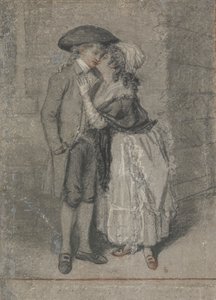 Então Ela Apanhou-o e Beijou-o (Provérbios, Capítulo VII, Verso 13) de John Raphael Smith