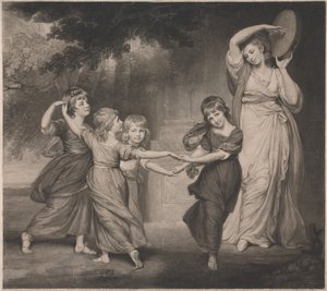 A família Gower: os filhos de Granville, 2.º conde de Gower de John Raphael Smith