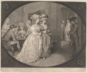 A Promenade na Carlisle House de John Raphael Smith