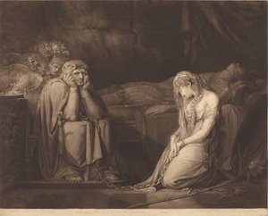 Belisane e Parcival sob o Encantamento de Urma de John Raphael Smith after Henry Fuseli