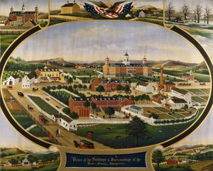 Vistas dos edifícios e arredores da Almshouse de Berks County, de John Rasmussen
