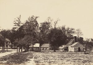 Mechanicsville, Virgínia., Abril de 1865 (impressão de albumina montada em papel de capa)