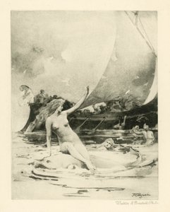 Ilustração para os poemas de Catulo (fotogravura) de John Reinhard Weguelin