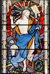 O Cristo ressuscitado, 1862 (vitral)