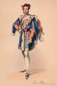 Frederick Child-Villiers em traje para a rainha Victorias Bal Costumé, 12 de maio de 1842, 1843.