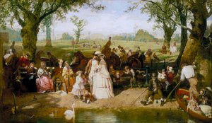 "Um Dia de Verão no Hyde Park", 1858