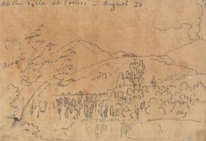 Na Villa de Portici, 30 de agosto de John Robert Cozens