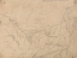 Descida à Pont de Beauvoisin de John Robert Cozens