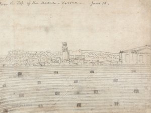Do cimo da Arena, Verona de John Robert Cozens