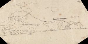 Ilha de Nisida de John Robert Cozens