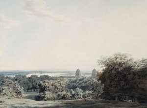 Londres de Greenwich Hill, de John Robert Cozens