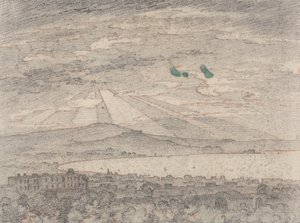Nápoles a partir da Villa de Sir William Hamilton, Portici de John Robert Cozens