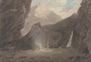 Perto de Chiavenna, nos Grisões de John Robert Cozens