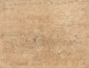 Parte de Pádua vista das muralhas de John Robert Cozens