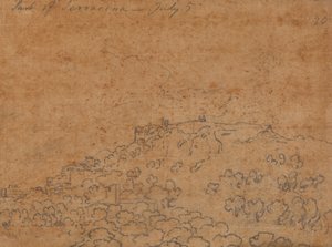 Parte de Terracina, 5 de julho de John Robert Cozens