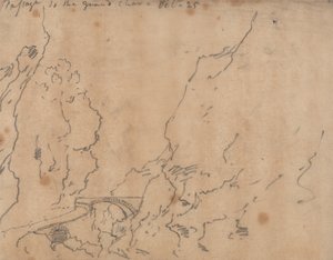 Passagem para o Grand Chartreuse de John Robert Cozens