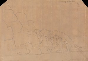 Promontório de Porto Fino de John Robert Cozens