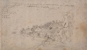 As margens do Avon em Hotwells de John Robert Cozens