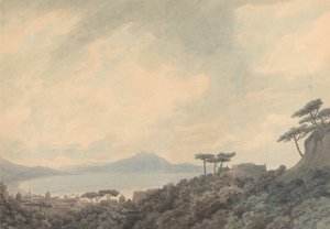 A baía de Nápoles a partir de Capodimonte de John Robert Cozens