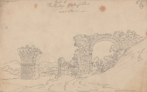 A Ponte de Augusto perto de Narni de John Robert Cozens