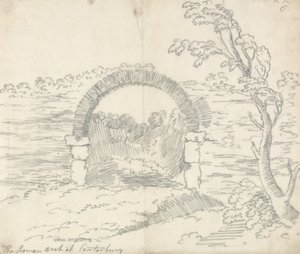 O Arco Romano em Cantuária de John Robert Cozens