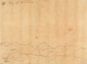 Topo do Monte Cenis de John Robert Cozens