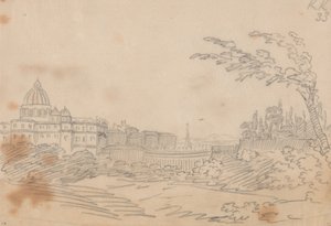 Vista do Vaticano de John Robert Cozens