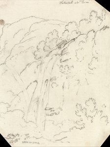 Cascata em Terni de John Robert Cozens