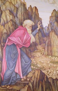A visão de Ezequiel de John Roddam Spencer Stanhope