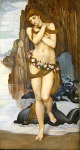 Vénus Rising from the Sea, início da década de 1870 (tempera e ouro no painel)