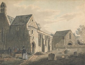 Igreja, Adro da Igreja e Figuras (O Cemitério) de John Roe of Warwick