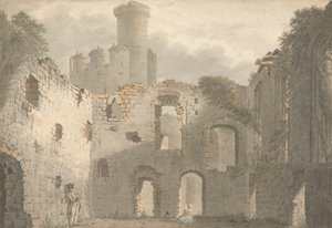 Castelo Conway, uma Vista do Interior de John Roe of Warwick