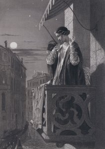 Alvisi Sanuto e a filha do embaixador (gravura)