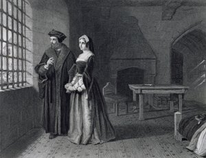 Sir Thomas More (1478-1535) gravado por Outrim de John Rogers Herbert