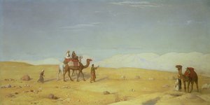 O Vale de Moisés, no Deserto do Sinai, 1866