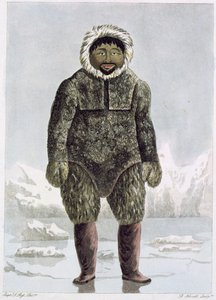Ervick, nativo da Baía do Príncipe Regente, gravado por Daniel Havell (1785-1826) 1819