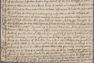 Uma carta de John Row, um estudante de St. Andrews, para seu tio, 1691 de John Row
